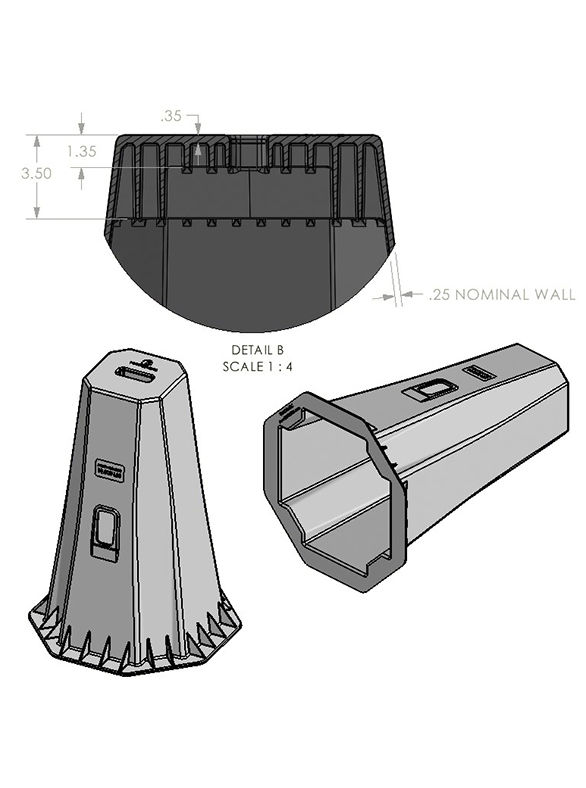 Image of ModCribs Product Drawing